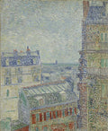 View from Theo's Apartment Poster | Vincent van Gogh Art Print (1887)