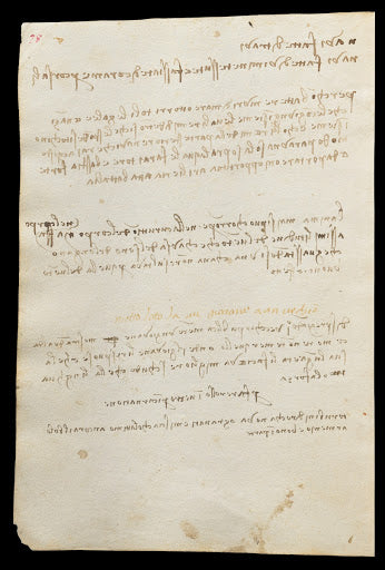 Codex Trivulzianus Page 78 Poster | Leonardo da Vinci Art Print (1487)