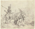 The Baptism of the Eunuch Poster | Rembrandt van Rijn Art Print (1641)