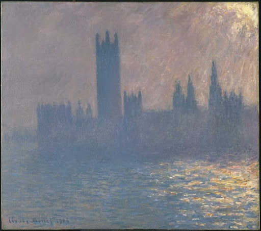 Houses of Parliament, Sunlight Effect Poster | Claude Monet Art Print (1903)