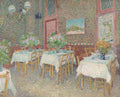 Interior of a Restaurant Poster | Vincent van Gogh Art Print (1887)