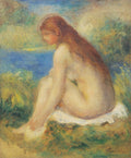 Seated Nude Woman Poster | Pierre-Auguste Renoir Art Print