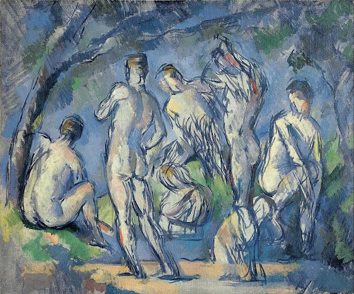 Seven Bathers Poster | Paul Cézanne Art Print (1900)