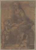 The Madonna and Child with Saint John (Cartoon) Poster | Raphael Art Print (1507)