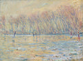 Skaters at Giverny Poster | Claude Monet Art Print (1899)