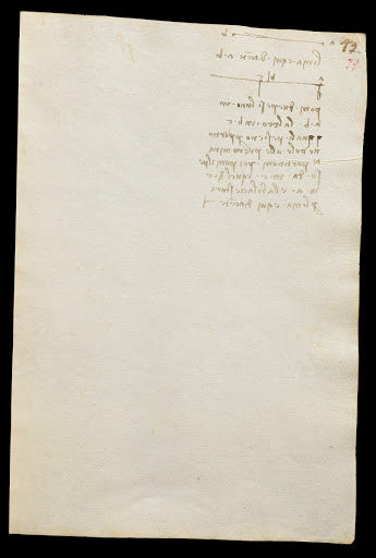 Codex Trivulzianus Page 79 Poster | Leonardo da Vinci Art Print (1487)