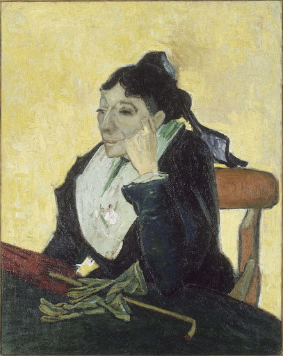 The Arlésienne with Gloves and Umbrella Poster | Vincent van Gogh Art Print (1888)