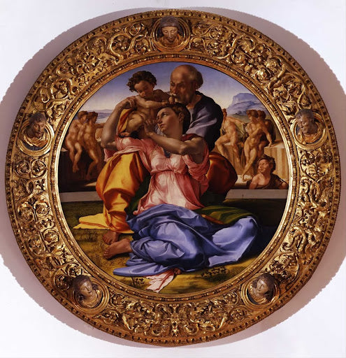 Doni Tondo Poster | Michelangelo Art Print (1506)