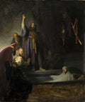 The Raising of Lazarus Poster | Rembrandt van Rijn Art Print (1630)