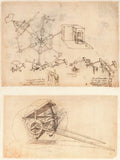Codex Atlanticus Folio 67 Recto Poster | Leonardo da Vinci Art Print