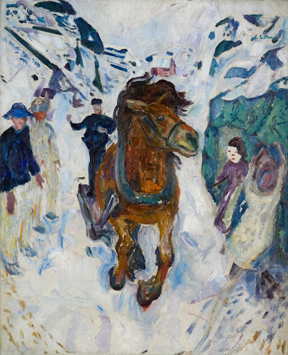 Galloping Horse Poster | Edvard Munch Art Print (1910)