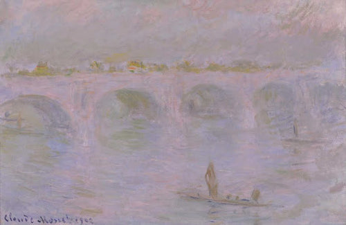 Waterloo Bridge in London Poster | Claude Monet Art Print (1902)