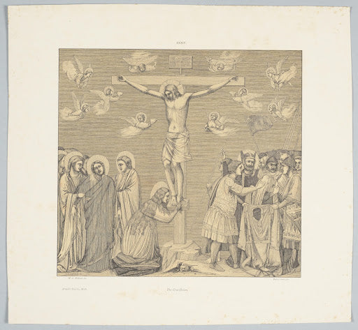The Crucifixion (Arena Chapel Engraving) Poster | Giotto Art Print