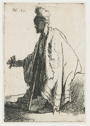 The Leper Poster | Rembrandt van Rijn Art Print (1629)