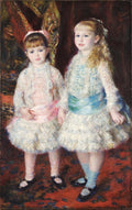 Pink and Blue, The Cahen d'Anvers Girls Poster | Pierre-Auguste Renoir Art Print (1881)