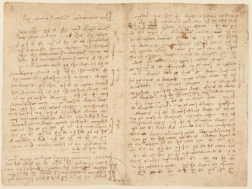 Notes on Proportion from Giorgio Valla Poster | Leonardo da Vinci Art Print (1505)