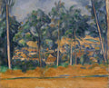 Village through the Trees Poster | Paul Cézanne Art Print (1898)