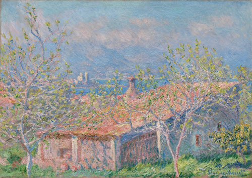 Gardener's House at Antibes Poster | Claude Monet Art Print (1888)