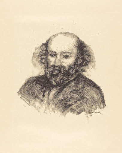 Portrait of Paul Cézanne Poster | Pierre-Auguste Renoir Art Print (1902)