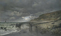 La Pointe de la Hève at Low Tide Poster | Claude Monet Art Print (1865)