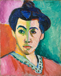 Portrait of Madame Matisse (The Green Line) Poster | Henri Matisse Art Print (1905)