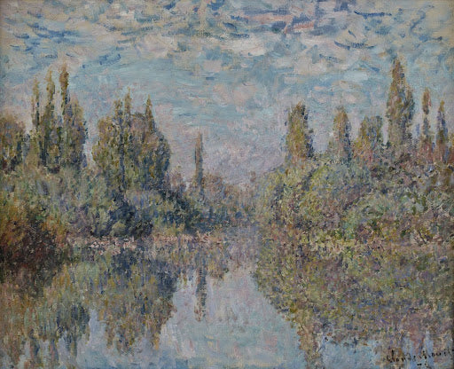 The Seine at Vétheuil Poster | Claude Monet Art Print