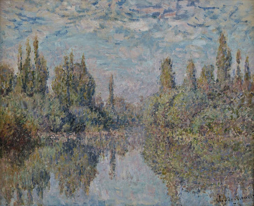 The Seine at Vétheuil Poster | Claude Monet Art Print