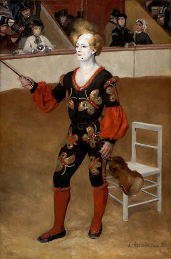 The Clown Poster | Pierre-Auguste Renoir Art Print (1868)
