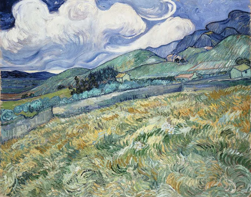 Landscape from Saint-Rémy Poster | Vincent van Gogh Art Print (1889)