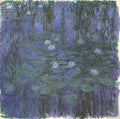 Blue Water Lilies Poster | Claude Monet Art Print (1916)