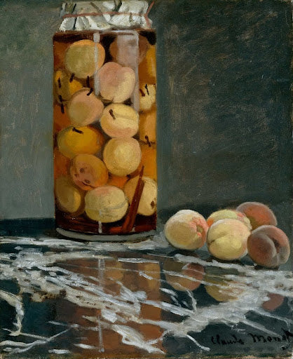 Jar of Peaches Poster | Claude Monet Art Print (1866)
