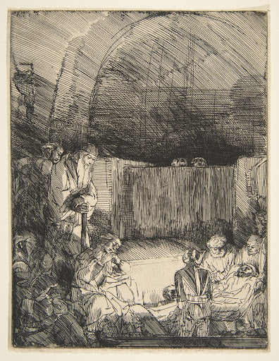 The Entombment Poster | Rembrandt van Rijn Art Print (1654)