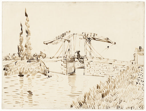 The Bridge at Langlois Poster | Vincent van Gogh Art Print (1888)