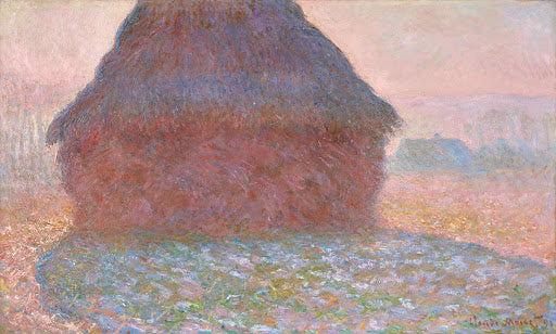 Grainstack in Sunlight Poster | Claude Monet Art Print (1891)