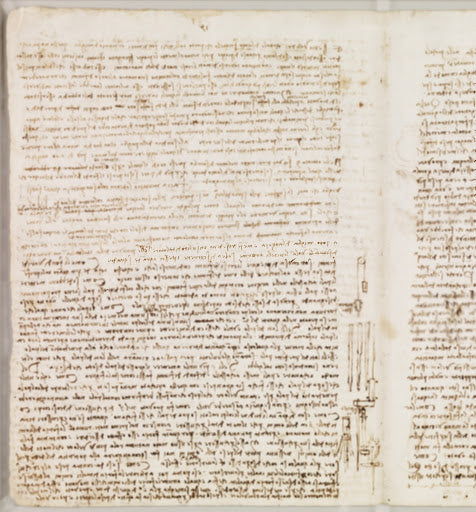 Codex Leicester Folio 10v Poster | Leonardo da Vinci Art Print (1506)
