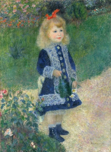 A Girl with a Watering Can Poster | Pierre-Auguste Renoir Art Print (1876)