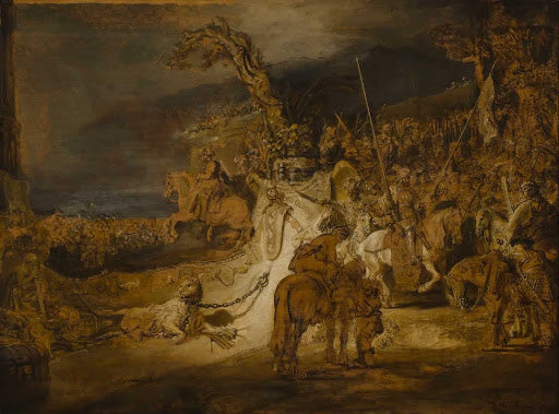 The Concord of the State Poster | Rembrandt van Rijn Art Print (1637)