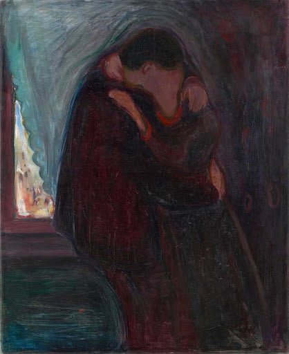 The Kiss Poster | Edvard Munch Art Print (1897)