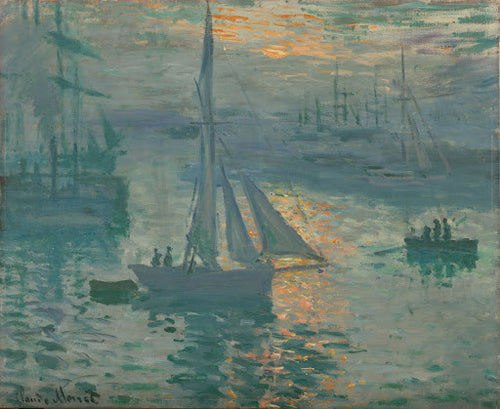 Sunrise (Marine) Poster | Claude Monet Art Print (1873)