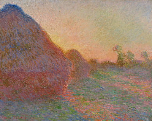 Grainstacks Poster | Claude Monet Art Print (1890)
