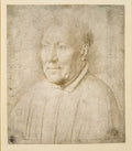 Study for the Portrait of Cardinal Albergati Poster | Jan van Eyck Art Print (1435)