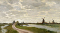 Windmills near Zaandam II Poster | Claude Monet Art Print (1871)