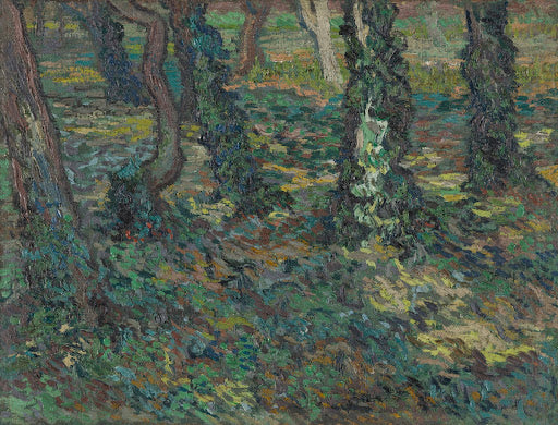 Tree Trunks with Ivy Poster | Vincent van Gogh Art Print (1889)