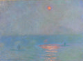 Waterloo Bridge: Effect of Sunlight in the Fog Poster | Claude Monet Art Print (1903)