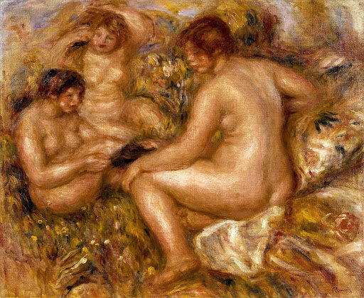 Three Bathers Poster | Pierre-Auguste Renoir Art Print