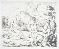 The Bathers, Large Plate II Poster | Paul Cézanne Art Print (1897)
