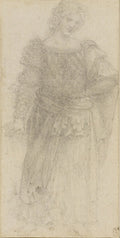A Standing Masquerader Poster | Leonardo da Vinci Art Print (1517)