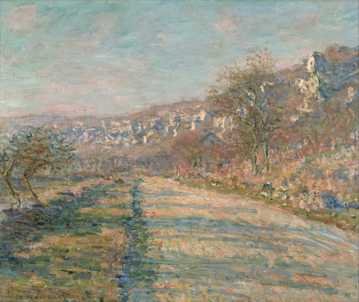 Road of la Roche-Guyon Poster | Claude Monet Art Print (1880)