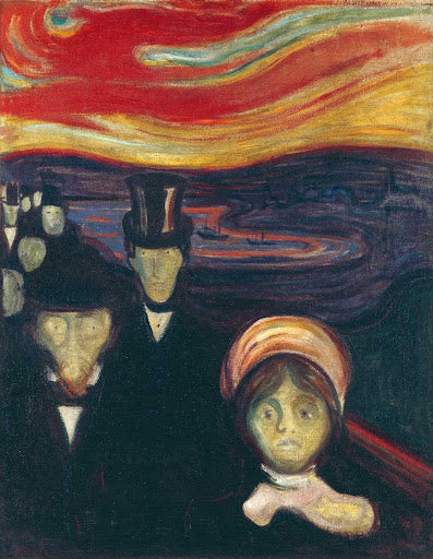 Anxiety Poster | Edvard Munch Art Print (1894)