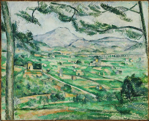 Mont Sainte-Victoire IV Poster | Paul Cézanne Art Print (1887)